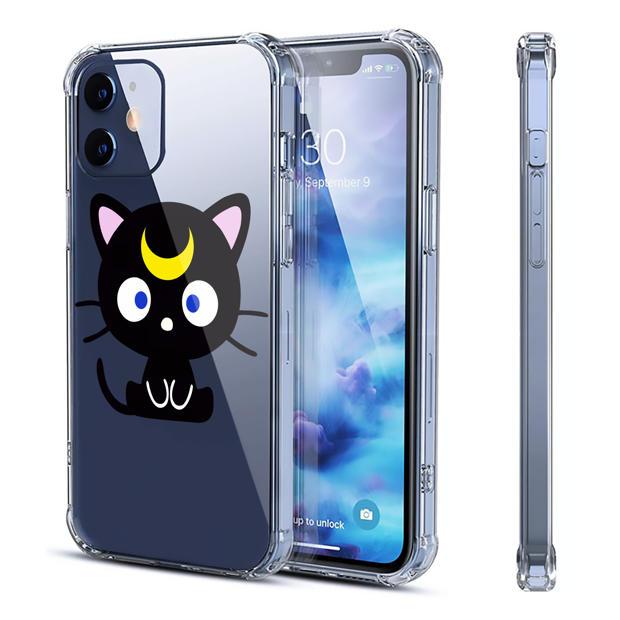 （画像用） 美少女戦士セーラームーン Sailor Moon 【iPhone 12シリーズ対応】透明スマホケース（クリアソフトケース）